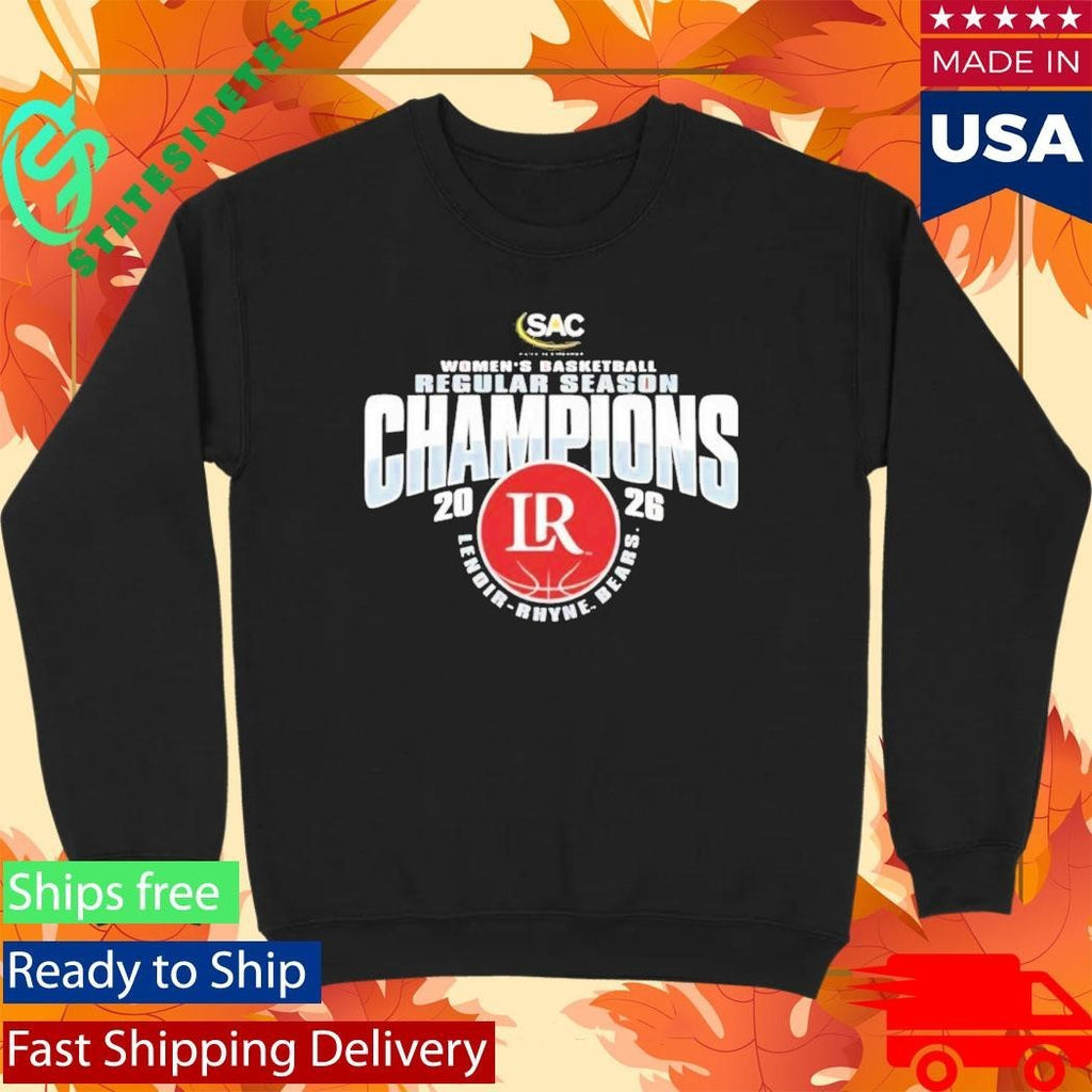 Lenoir Rhyne Bears Womens Basketball Regular Season Champions 2026 Shirt