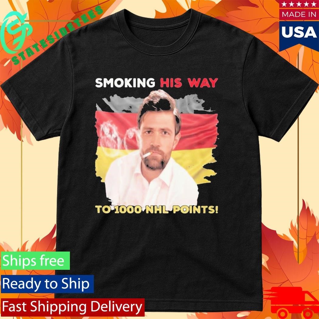 Leon Draisaitl Smocking His Way To 1000 Points Shirt