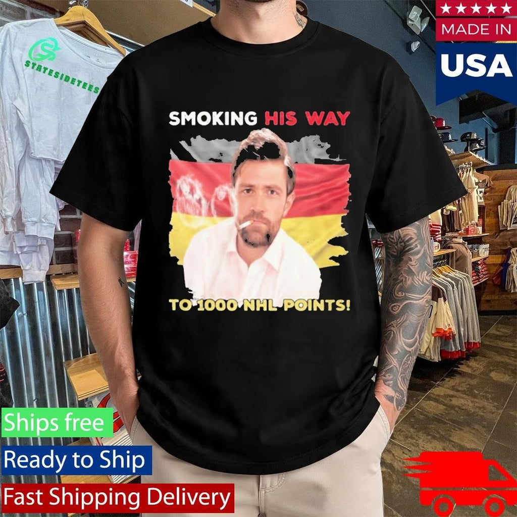 Leon Draisaitl Smocking His Way To 1000 Points Shirt