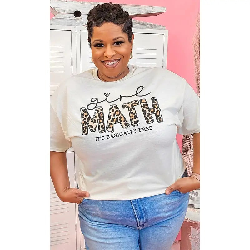 Leopard Girl Math Graphic Shirt Hoodie, Sweatshirt | DripVista.com