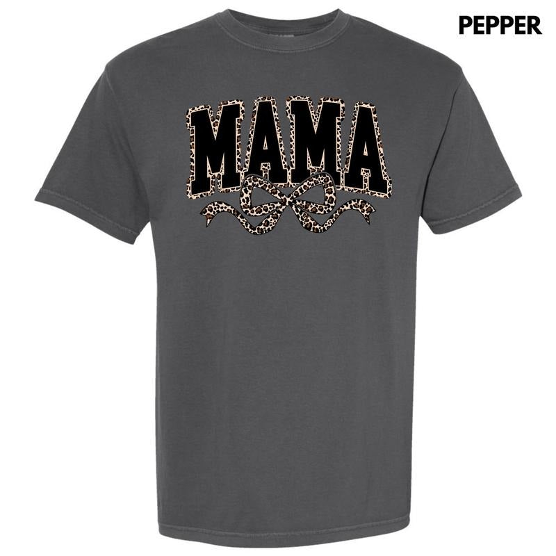 Leopard Mama Coquette Comfort Colors T-Shirt Hoodie, Sweatshirt | DripVista.com