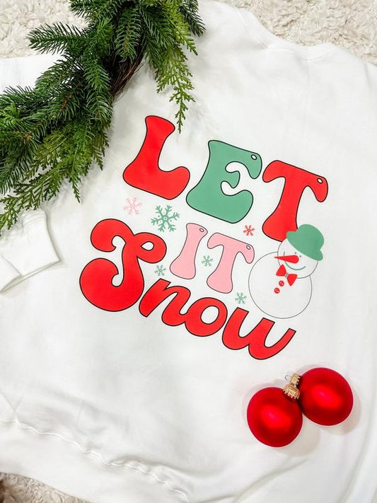 Let It Snow Graphic Top
