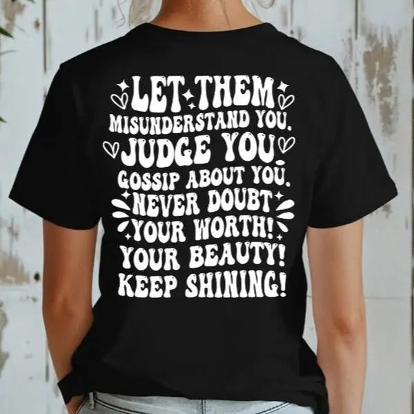 Let Them Inspirational Affirmation crewneck t-shirt Hoodie, Sweatshirt | DripVista.com