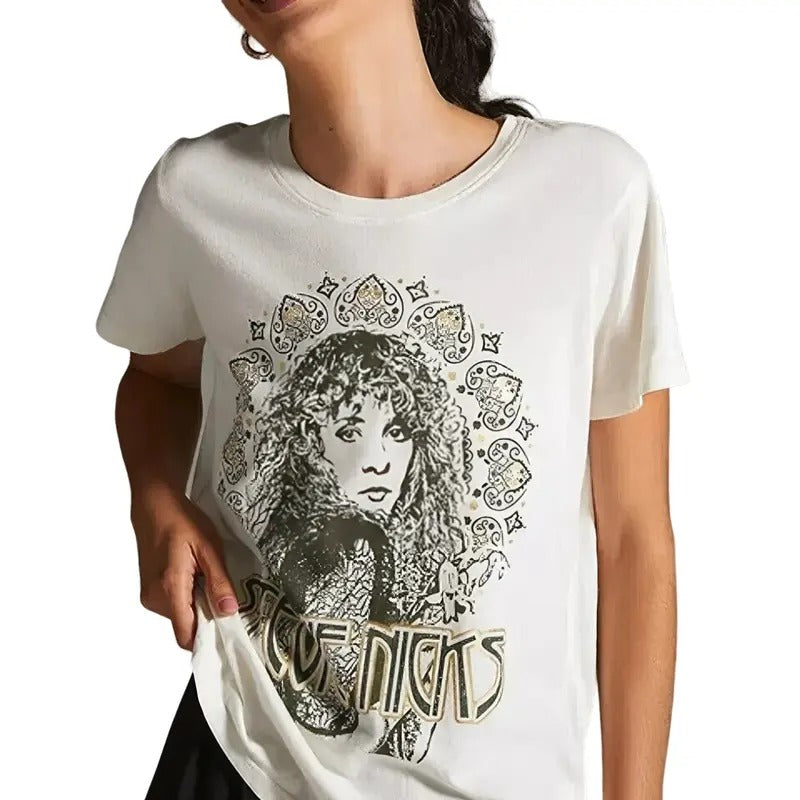 LetLuv Anthropologie Stevie Nicks Retro-Style T-Shirt Collection Hoodie, Sweatshirt | DripVista.com