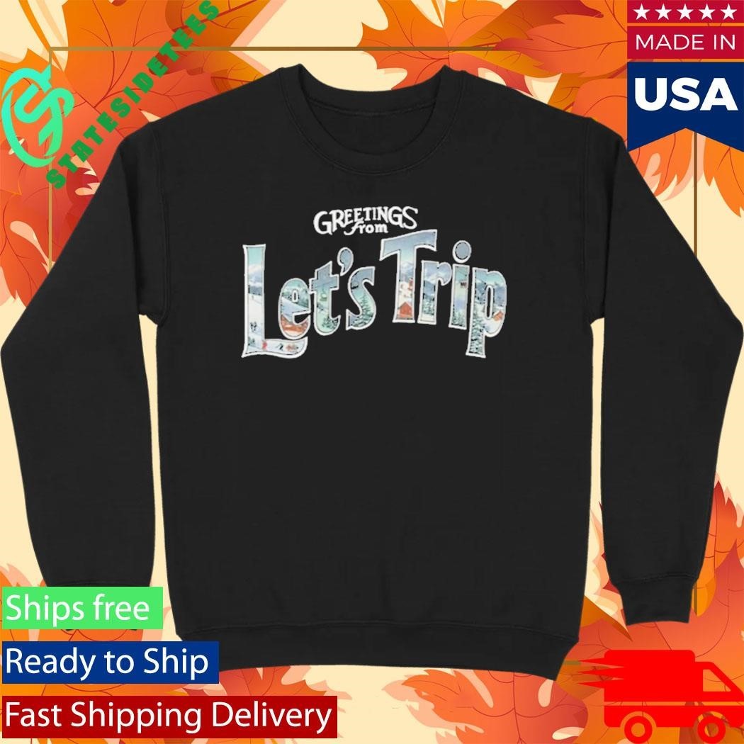 Let’s Trip Postcard Shirt