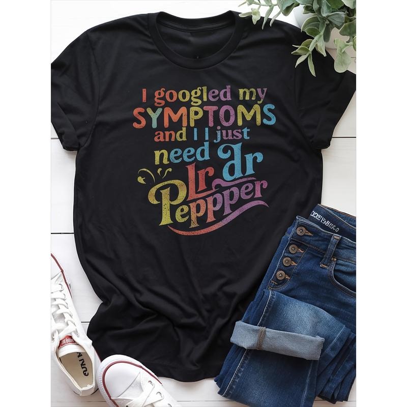 Letter Print, Short Sleeved T-Shirt Print, 100% Short Sleeved, Women'WB shield Clothing Hoodie, Sweatshirt | DripVista.com