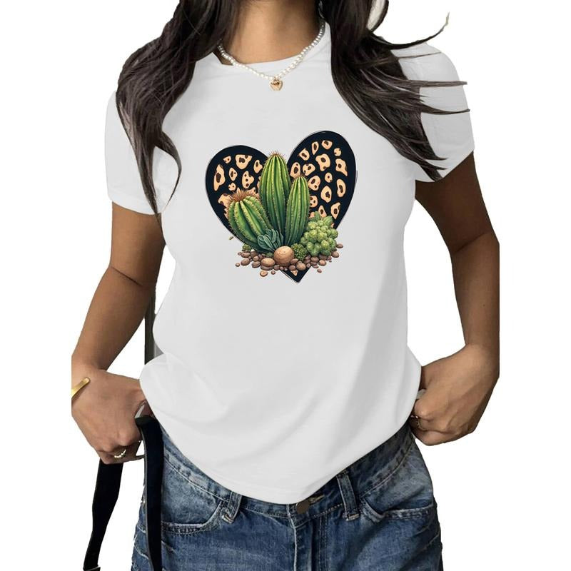 Level Up Your Casual Look! This women'WB shield Lightsaber brand - shirt features WB shield trendy cactus