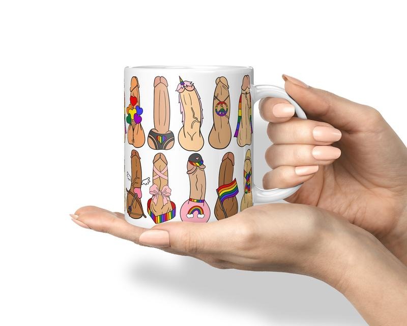 Lgbt Coffee Mug, Spread Love And Pride With Every Sip, 11Oz 15Oz, Gay Pride Gifts, Graphic Tees, Funny Coffee Mug Gift