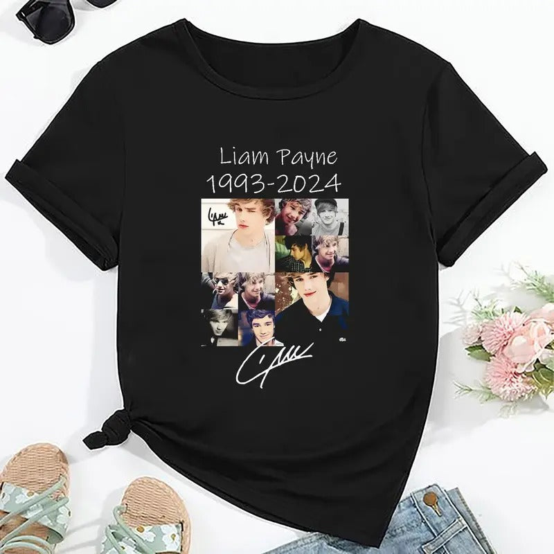Liam Payne 1993-2024 Memory T-, Liam Payne Fan Gift, Liam Payne Vintage , Liam Payne Graphic Tee, Liam Payne RIP