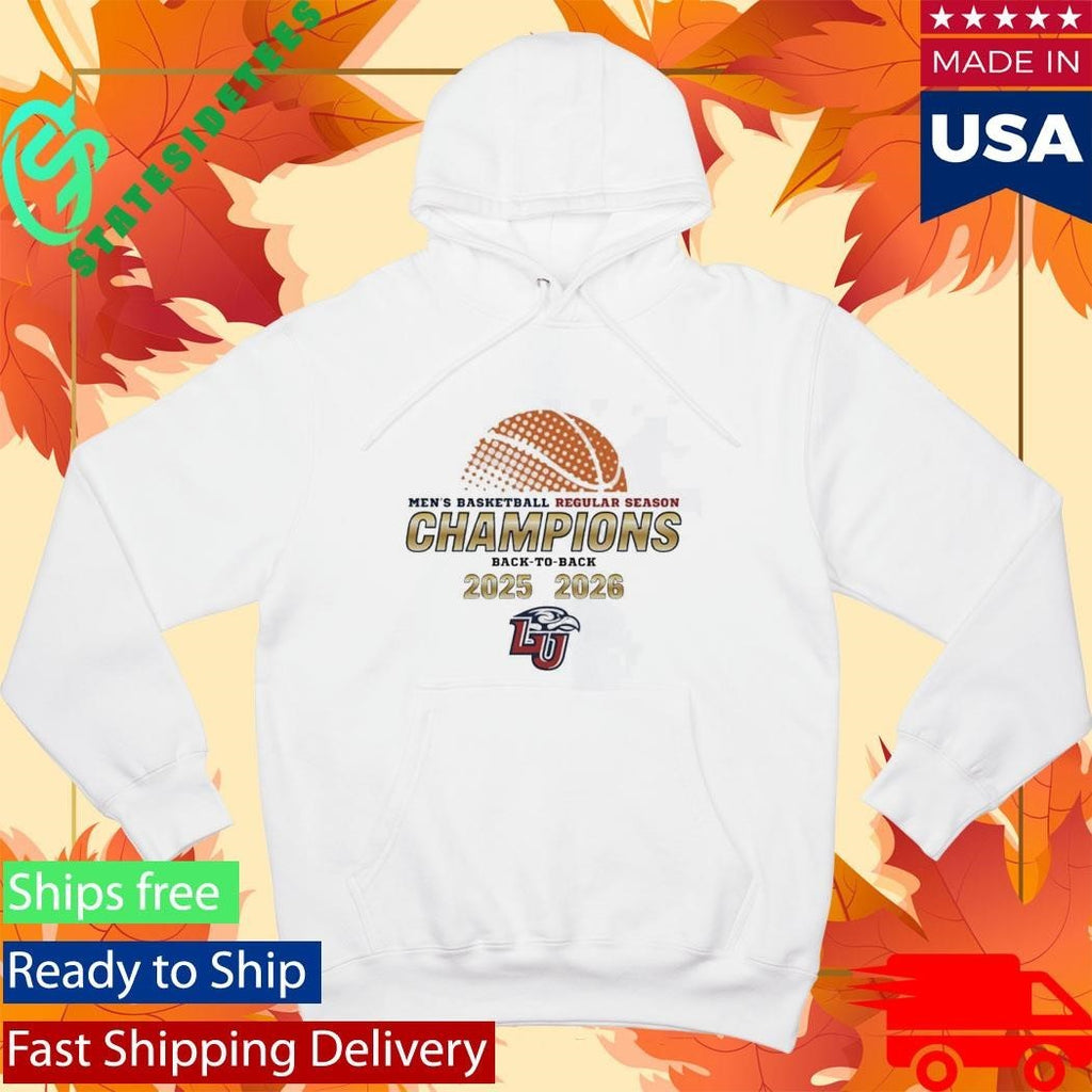 Liberty Flames Mens Basketball Regular Seasons Champions Back To Back 2025 2026 Shirt