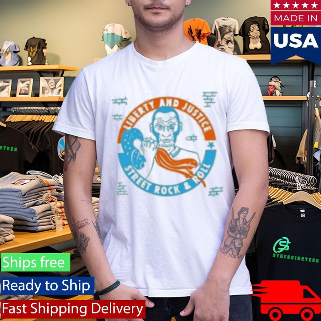 Liberty & Justice Street Rock & Roll Shirt