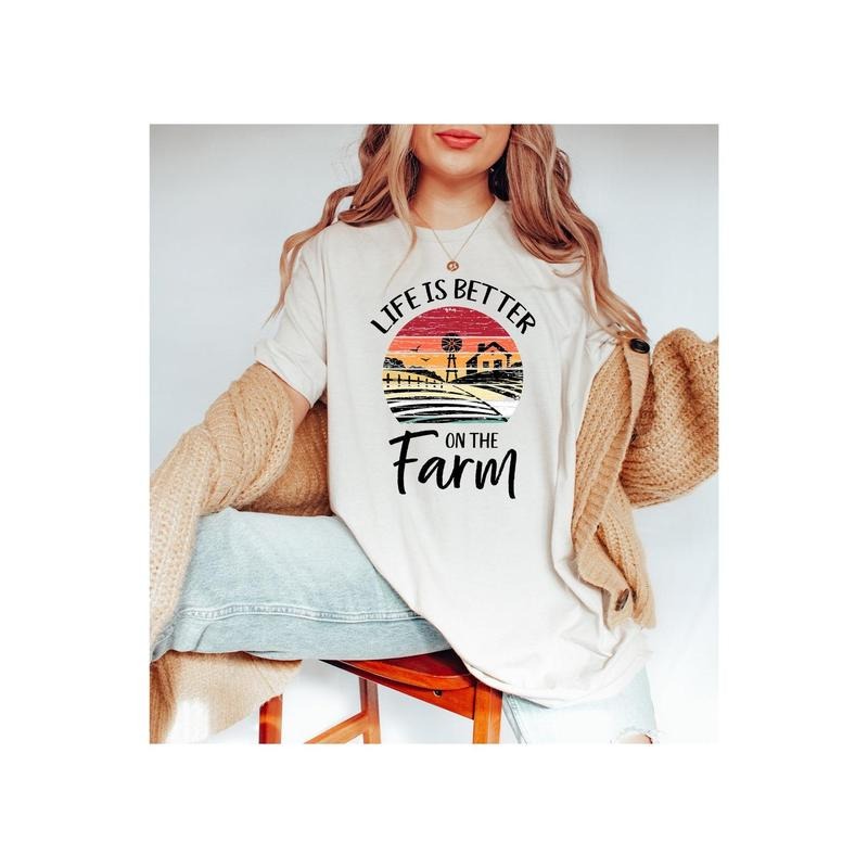 Life is Better On The Farm Shirt, Funny Farming Shirt, Farm Life Shirt, Farmer Shirt, Farmer Sweatshirt