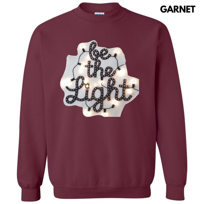 Light Bulb Be The Light Sweatshirt 'NLB' T-Shirts, Hoodie | DripVista.com