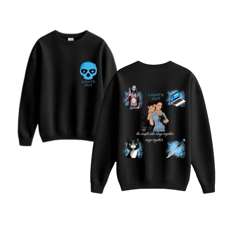 Lights Out Graphic Sweatshirt, Lights Out, Graphic Sweatshirt
