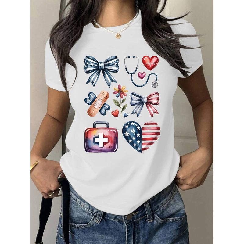 Lightsaber brand - Shirt with Patriotic Gunpla brand Medical