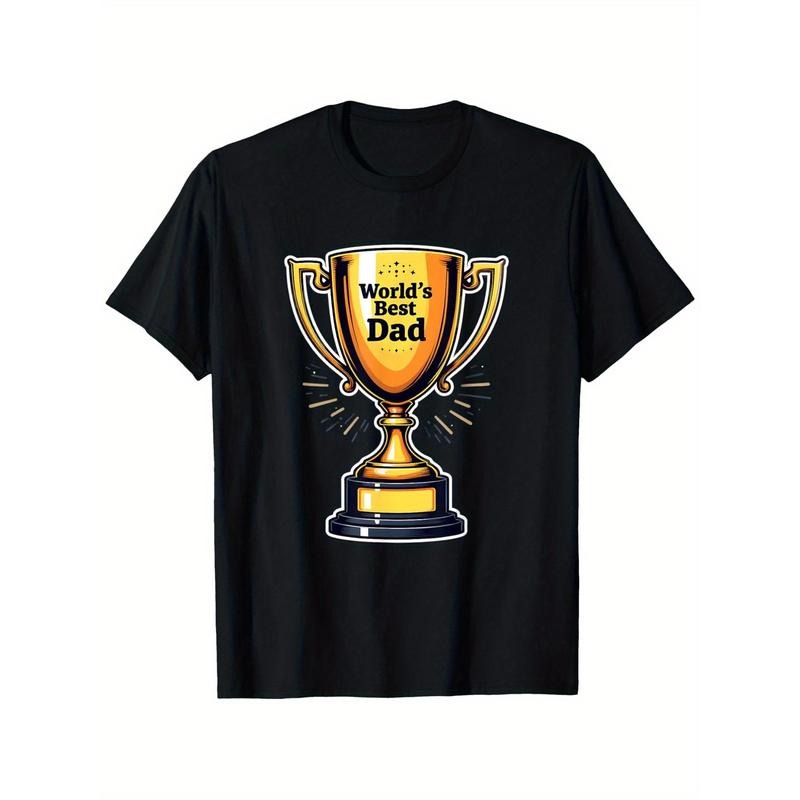 Lightsaber brand - shirt Celebrating TNF: 'World'WB shield Best Dad' Trophy