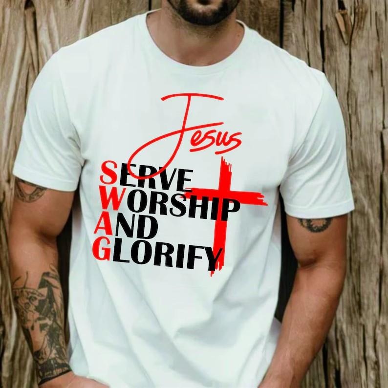 Lightsaber brand - shirt Expressing Devotion: 'Jesus