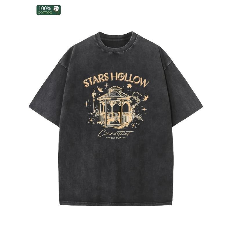 Lightsaber brand hollow correct Vintage Washed High Quality Cotton Patterned T-Shirt T-Shirt Old Summer Clothing Drop...