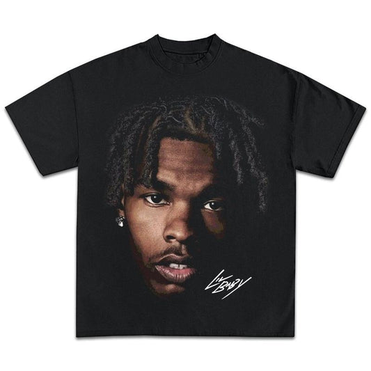 Lil Baby Graphic T-Shirt Vintage Rapper Hip Hop Merch Men Women Menswear Top