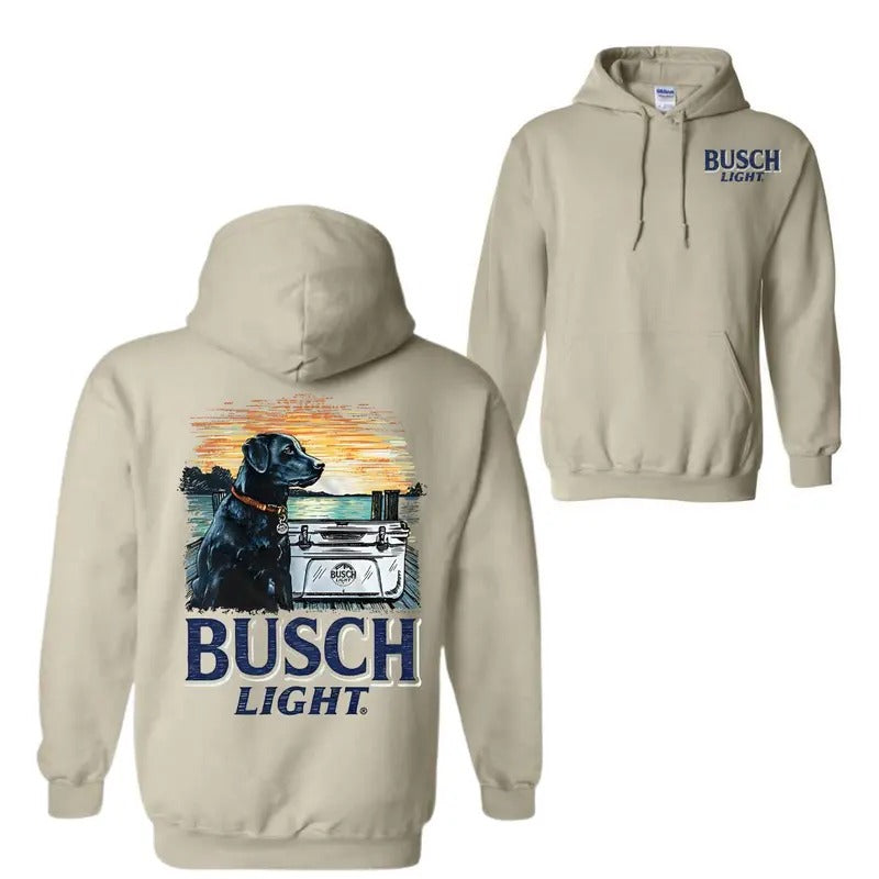 Limited Busch Light Men Best Friend Hoodie Sweatshirt T-Shirt, Beer Lover Graphic Tees, For Men, For Women | DripVista.com