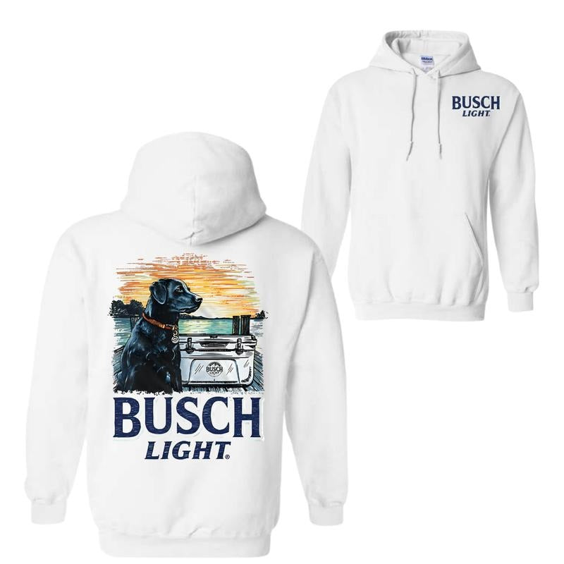 Limited Busch Light Men Best Friend Hoodie, Beer Lover Graphic Tees, For Men, For Women Sweatshirt | DripVista.com