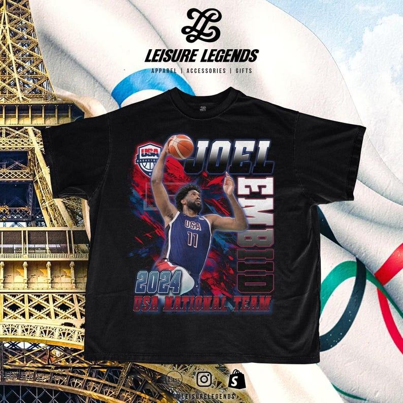 Limited Edition 2024 Paris Olympics USA National Team Oversize - Joel Embiid - #11