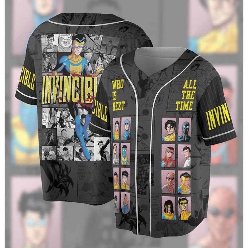 Limited Invincible Mark Jersey, Superhero Costume, Comic Book Fan Gift Mineral Jersey