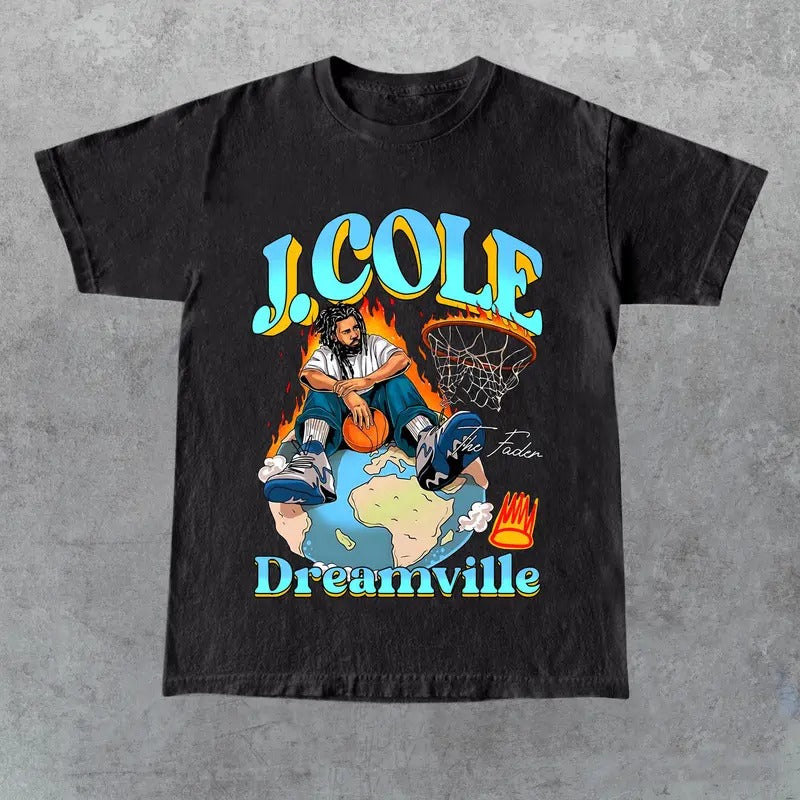 Limited J Cole Dreamville Vintage T-Shirt, Gift For Women and Man Unisex T-Shirt