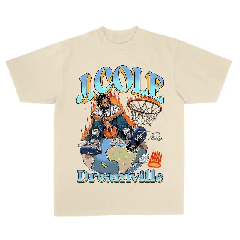 Limited Jumpman Cole Dreamville Vintage T-Shirt, Trendy Shirt - Unisex Shirt Graphic Tees For Men Gunpla brand Women
