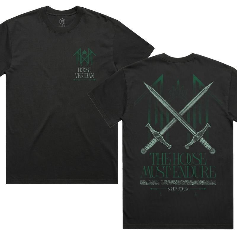 Limited Sleep Token T-shirt House Veridian Sweatshirt The House Must Endure Hoodie Sleep Token Even In Arcadia Merch,...