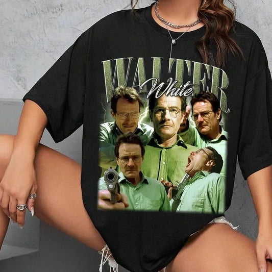 Limited Walter White Vintage T-Shirt, Gift For Women and Man Unisex T-Shirt Oversized Top Womenswear Original
