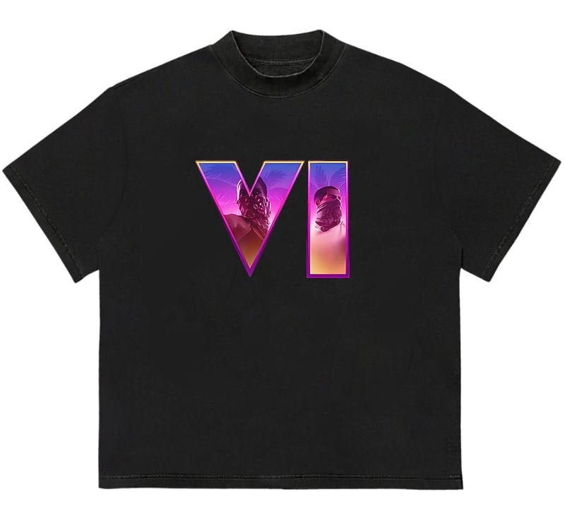 Limtited GTA 6 T-Shirt Trendy Graphic T-Shirt with Street Style Vintage 90s Graphic Tee Hoodie, Sweatshirt | DripVista.com