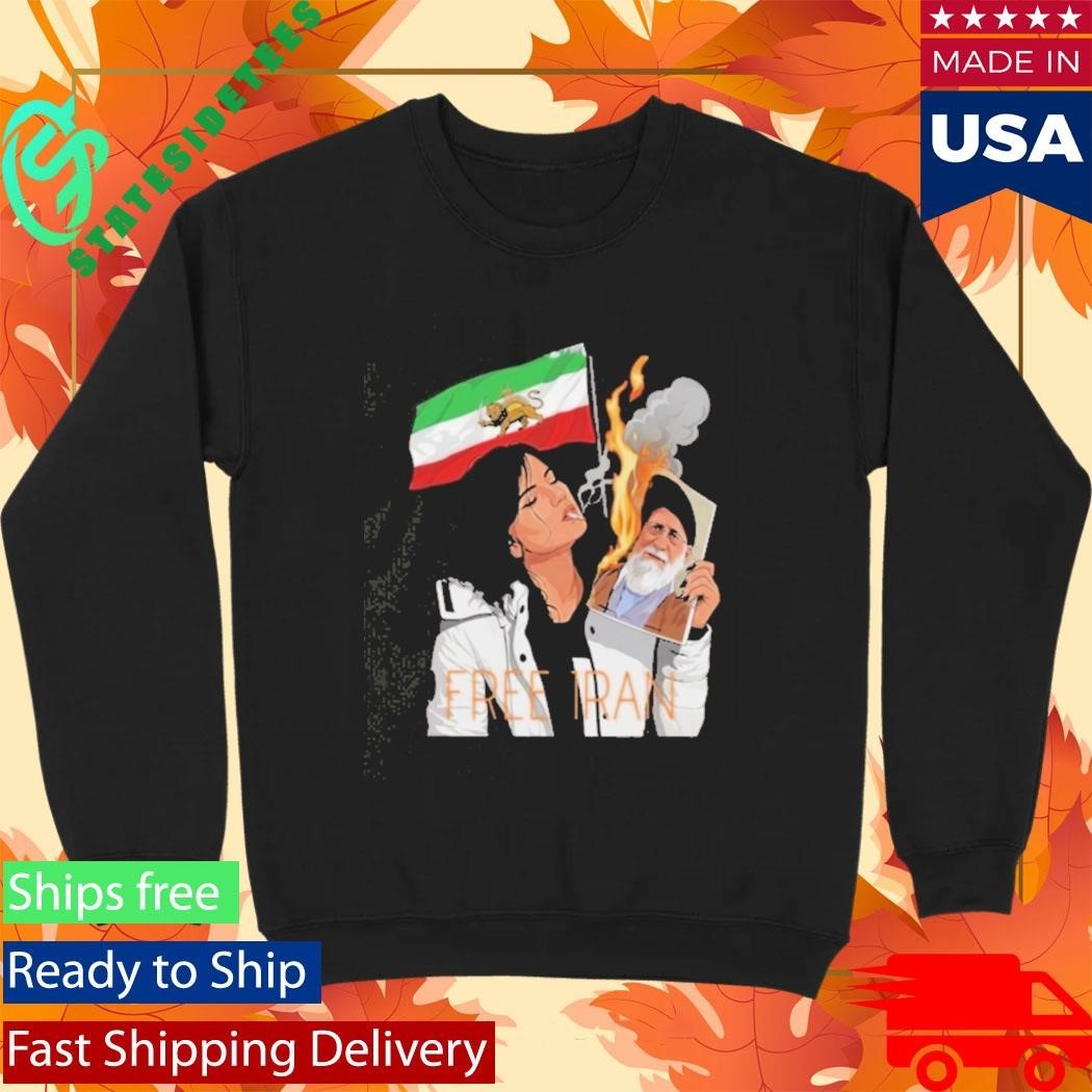 Lion And Sun Flag Persian Free Iran Shirt