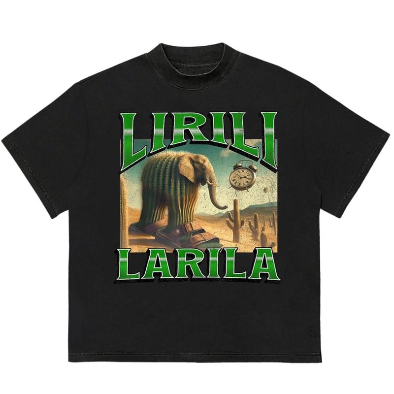 Lirili Larila T-Shirt Stylish Tee for Everyday Looks Casual, Comfy, and Stylish Hoodie, Sweatshirt | DripVista.com