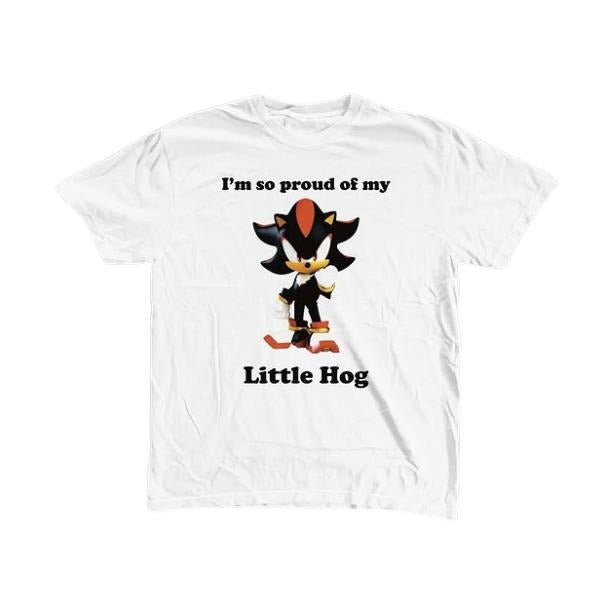 Little Hog T-Shirt, Shadow the Hedgehog Shirt, Unisex Graphic Tees Gothic Grunge Y2k Emo Scene Amity Affliction Style...
