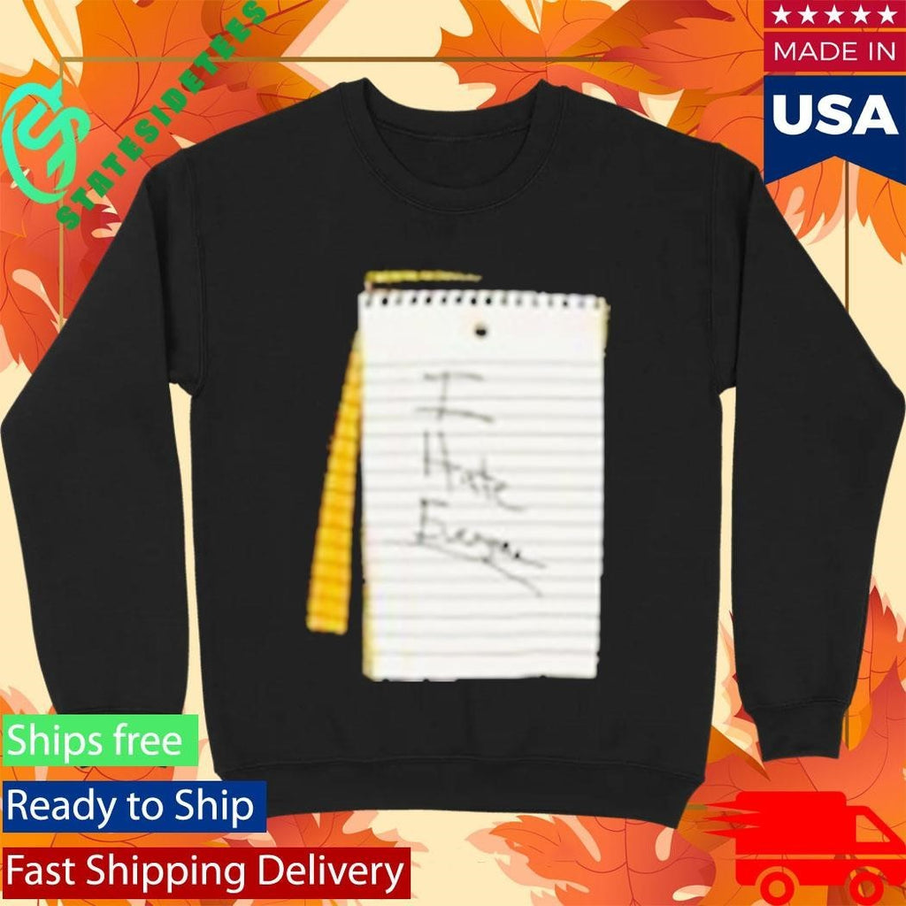 Little Miss Sunshine I Hate Everyone Shirt