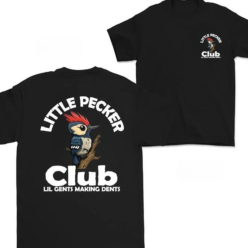 Little Pecker Club Men's T-shirt, Little Pecker Club UL Gents Making Dents Tshirt, Vintage Tee, Unisex Tshirt, For Men 2 side., Sweatshirt, Hoodie