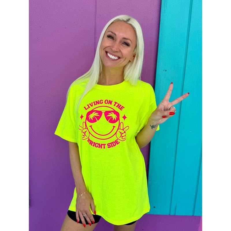 Living On The Bright Side Tee - Project Save The Tees Hoodie, Sweatshirt | DripVista.com