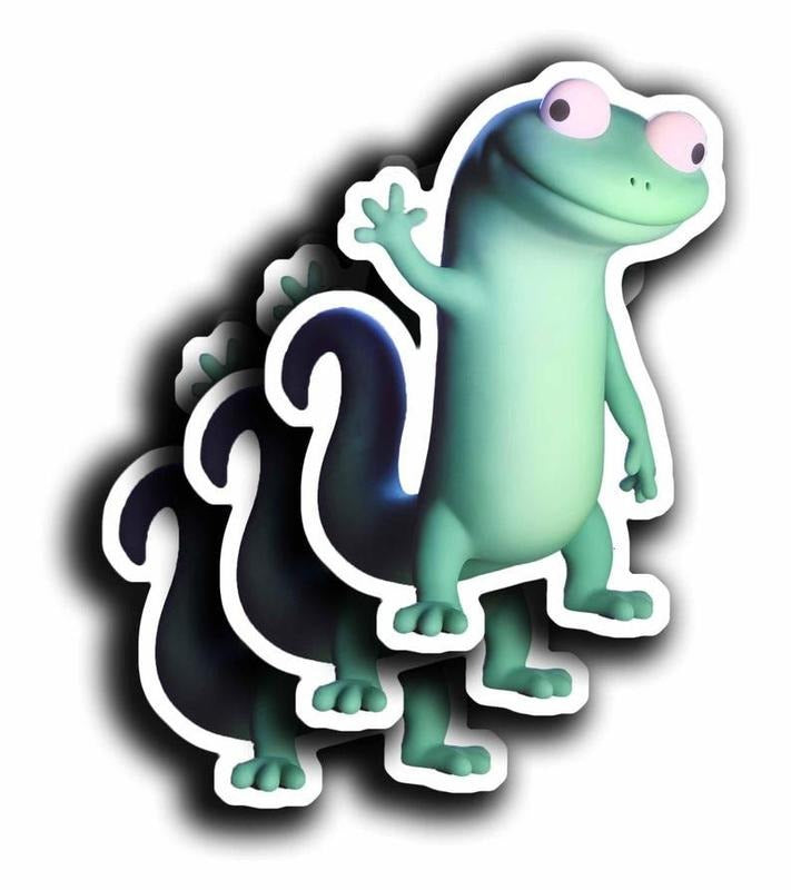 Lizard Lizard Lizard Meme Sticker - Funny Gecko Style Aesthetic Transparent Waterproof Custom Sticker for Smartphone...