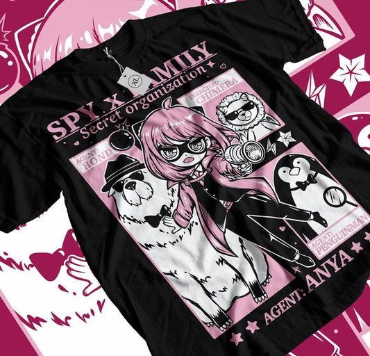 Loid Yor Anya Bon Forger SPY x FAMILY Unisex T-Shirt S-4XL Manga Anime Tshirt S-4XL