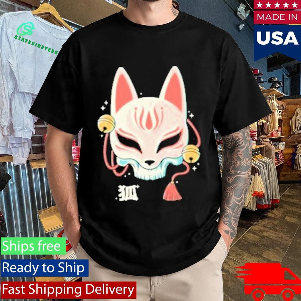 Lonely Kids Club Kitsune Skull Shirt