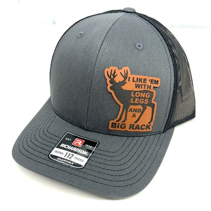 Long Legs and a Big Rack Deer Hat - Richardson 112 T-Shirts, Hoodie, Sweatshirt | DripVista.com