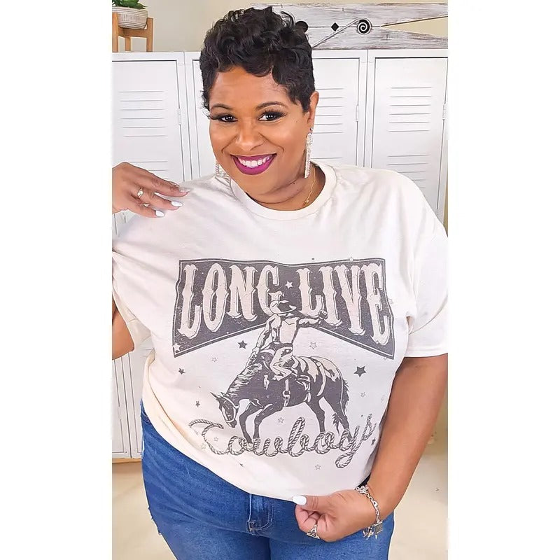 Long Live Cowboys Graphic Shirt Hoodie, Sweatshirt | DripVista.com