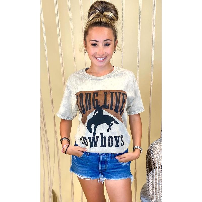 Long Live Cowboys Mineral Washed Shirt Hoodie, Sweatshirt | DripVista.com
