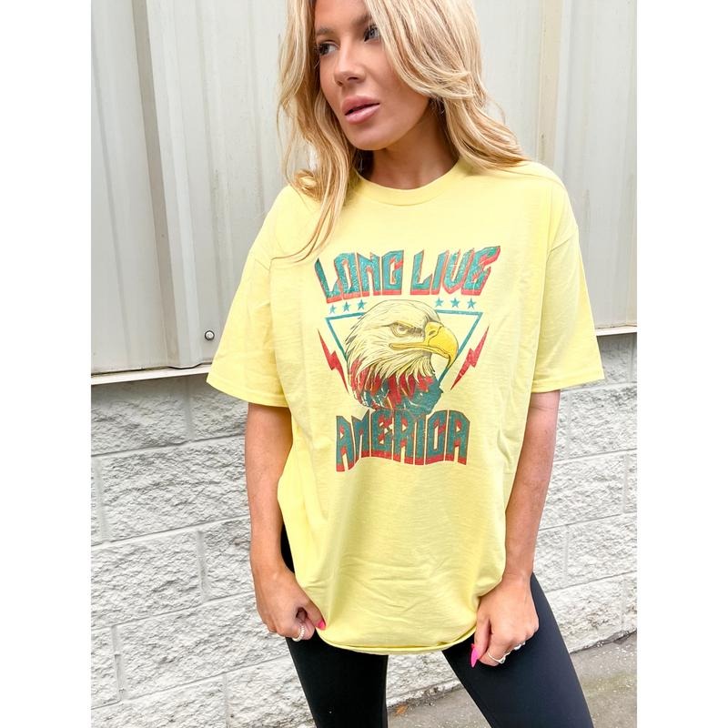 Long Live Graphic Top