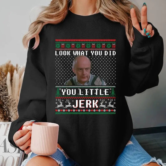 Look What You Did You Little Jerk Tee, Uncle Frank Shirt, Home Alone Movies Christmas T-Shirt