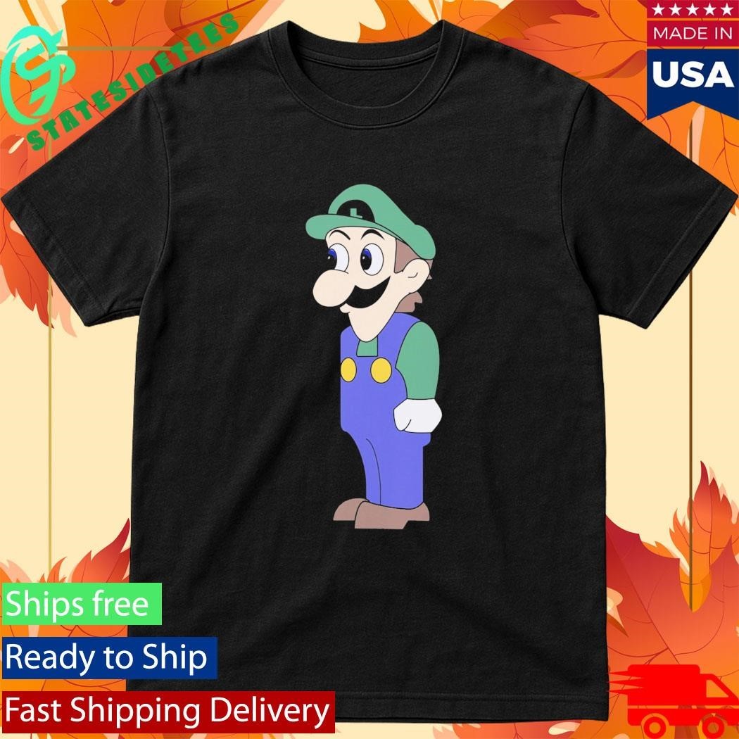 Look at Front of Shirt for Boobs Luigi Shirt