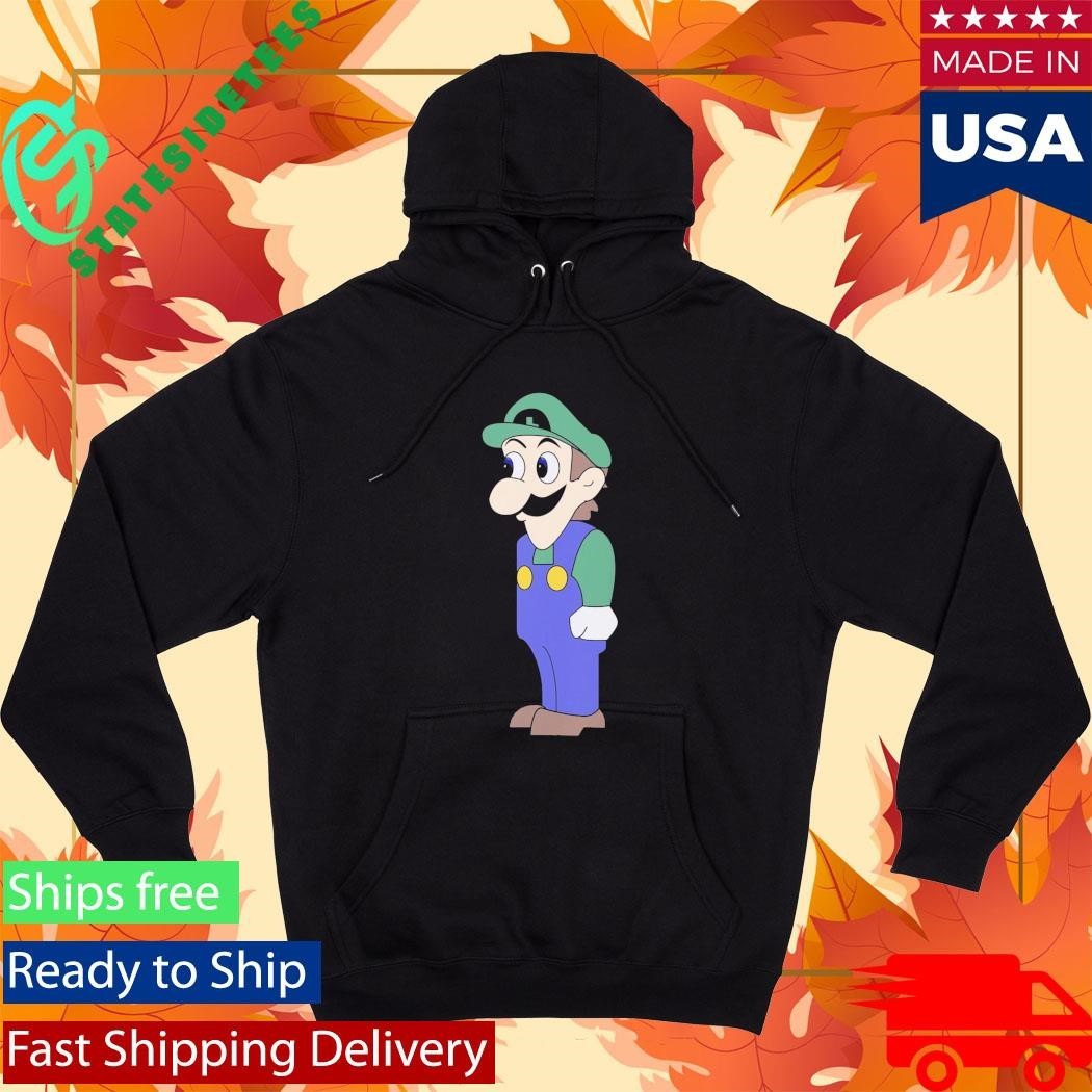Look at Front of Shirt for Boobs Luigi Shirt