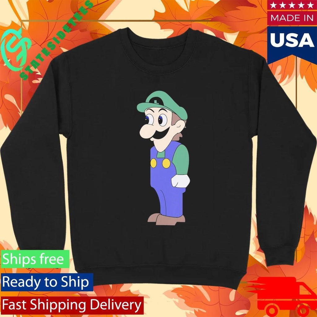 Look at Front of Shirt for Boobs Luigi Shirt