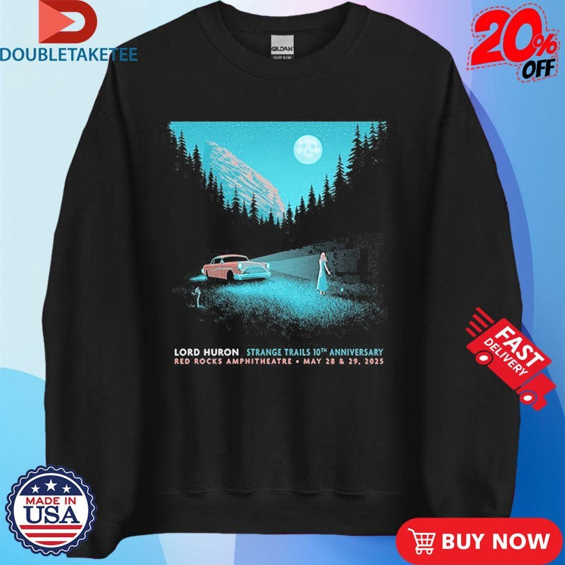 Official Lord Huron Morrison, CO Red Rocks Amphitheatre Event May 28 And 29, 2025 T-shirts